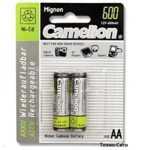 Аккумулятор Camelion АА 600mah Ni-Cd 1шт